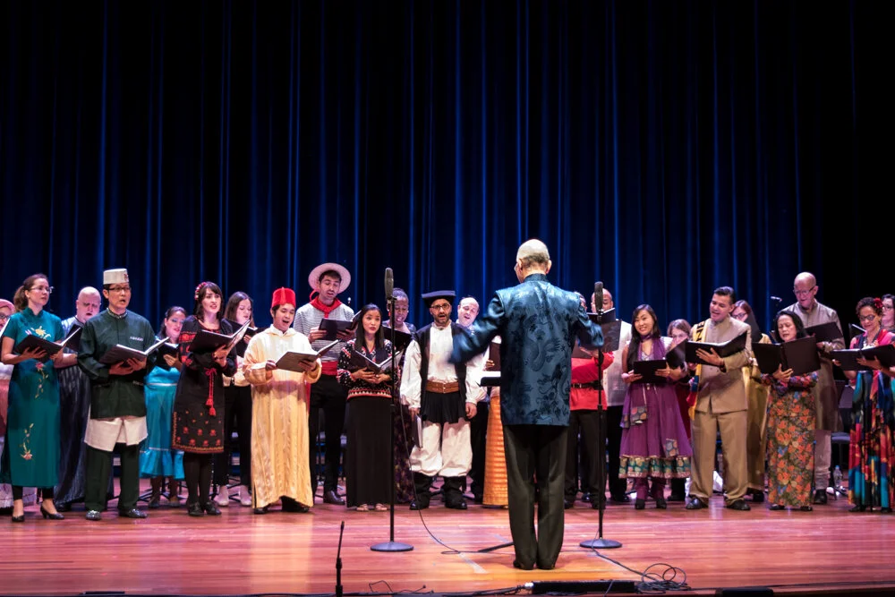 国連合唱団のコンサートイメージ